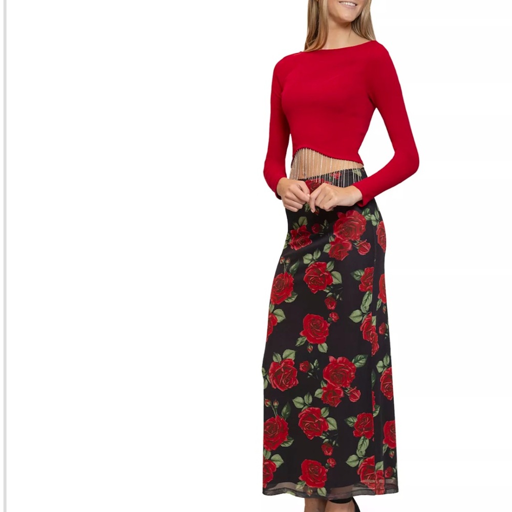 Madden Girl Black Maxi pencil skirt